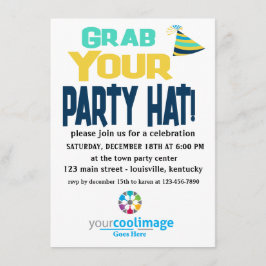 Receba o convite corporativo editável do seu parti