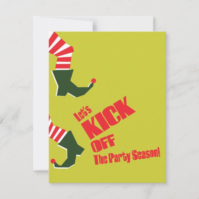 Receba Seu Elf & Jingle No Convite Para Festas De  (Frente)