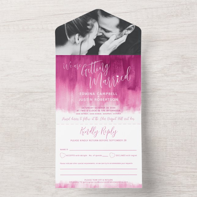 Recebendo texto de rsvp cor-de-rosa vermelho para  (Interno)