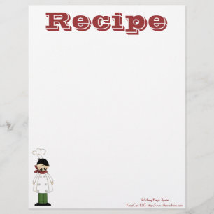 Receber Papel - Chef de cozinha - Receitas