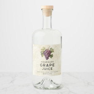 Receita caseira de suco de uva tinto vintage