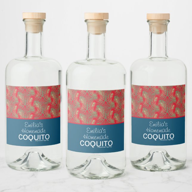 Receita Caseira Moderna de Coquito para Marcas Com (Garrafas)