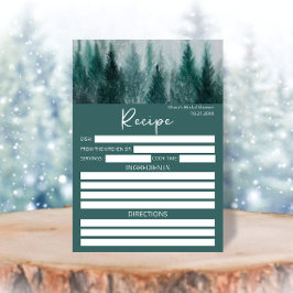 Receita de Aquarela da Floresta de Pinheiros para 