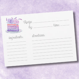 Receita de Bolo de Lavanda Rosa-d-Água