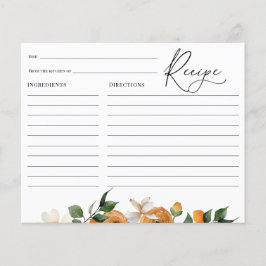 Receita de Chá de Noiva Orange Blossoms