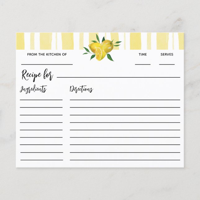 Receita de Chá de panela de limão moderno (Frente)