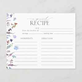 Receita de Chá de Panela Dusty Blue Wildflower