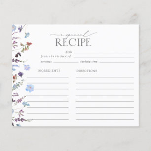 Receita de Chá de Panela Dusty Blue Wildflower