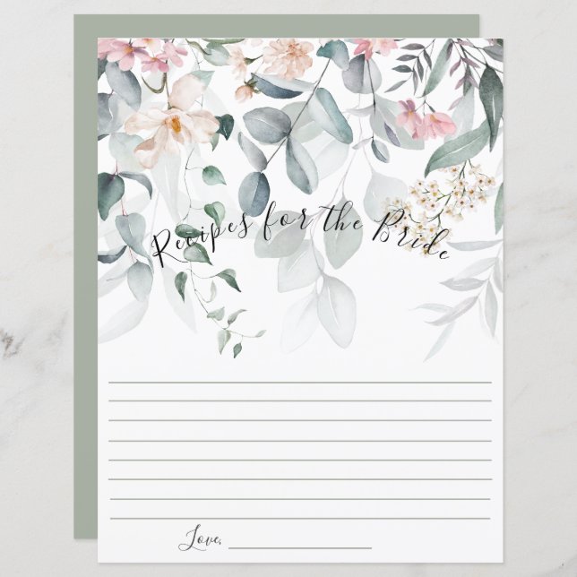 Receita de cor-de-rosa-verde-verde-esbranquiçada (Frente/Verso)