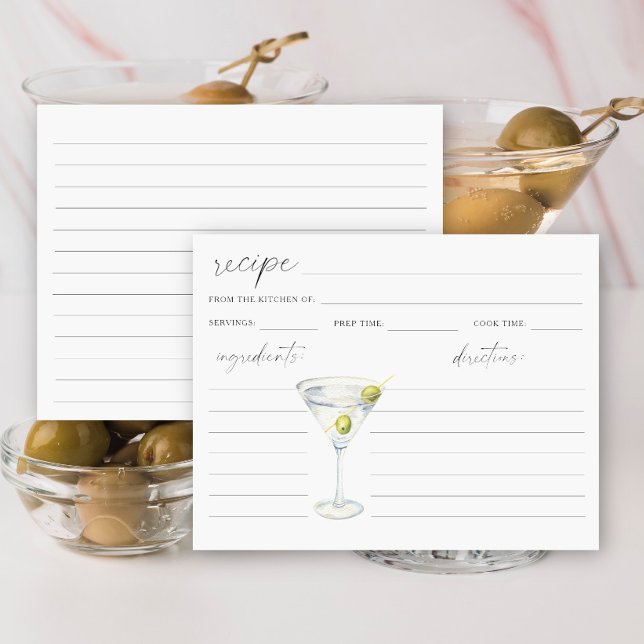 receita de dry martini de aquarela para noiva (Criador carregado)