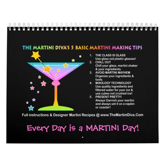 RECEITA DE MARTINI Calendário de Feriados e Sazona (Capa)