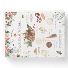 Receita de Pudim de Natal com Aquarela | Comemoraç