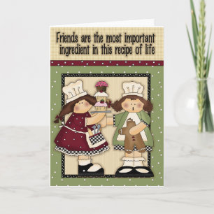 Receita do cartão de saudação vitalícia