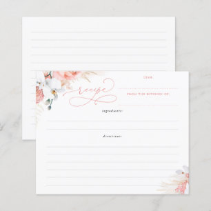 Receita do Chá de panela de Boho Floral Rosa Suav