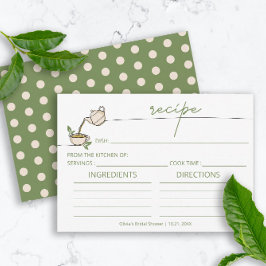 Receita mínima do Chá de panela do Tea Party