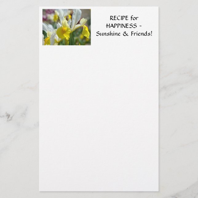 RECEITA para FELICIDADE Sunshine Amigos Papelaria (Frente)