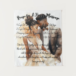 Receita Para Uma Tapeçaria De Presente De Casament