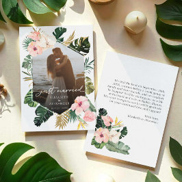 recem casados | Anúncio de Foto de Casamento Tropi