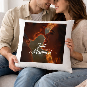 Recém-Casados Casal Romântico Almofada de Decoraçã
