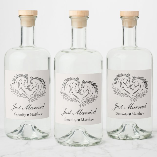 Recem casados Ocidental Russo de Casamento de Cava (Garrafas)
