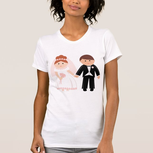 Recem casados Womens T-Shirt (Frente)