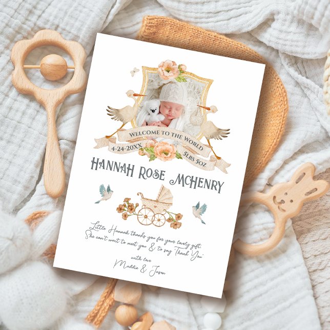 Recém-Nascido Nascimento Anúncio Foto Crest Stort (Criador carregado)