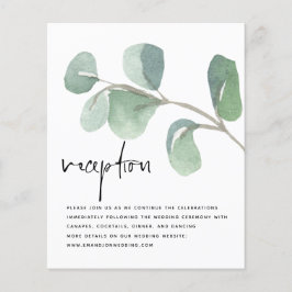 Recepção de casamento de Eucalyptus Verde com Scri