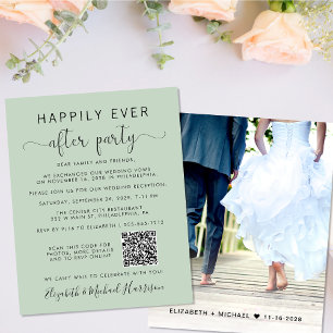 Recepção de casamento de Fotografia de Código QR p