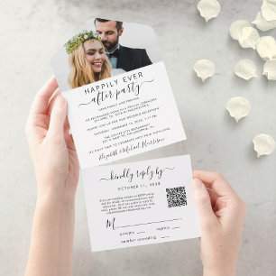 Recepção de casamento de Fotografia do Código QR E