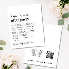 Recepção de casamento de orçamento Código QR Convi