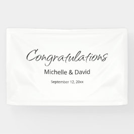 Recepção de casamento de Script Simples do Modern 