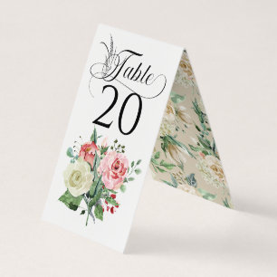 Recepção de casamento Floral Simples Rosa Branca