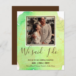 RECEPÇÃO DE CASAMENTO ORÇAMENTAL Convide Com FOTO 