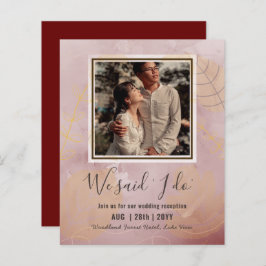 RECEPÇÃO DE CASAMENTO ORÇAMENTAL Convide Com FOTO 