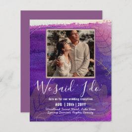 RECEPÇÃO DE CASAMENTO ORÇAMENTAL Convide Com FOTO 