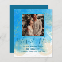 RECEPÇÃO DE CASAMENTO ORÇAMENTAL Convide Com FOTO 