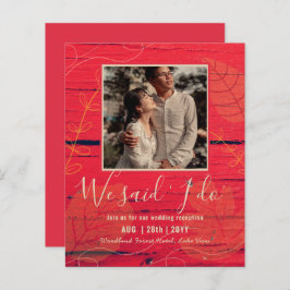 RECEPÇÃO DE CASAMENTO ORÇAMENTAL Convide Com FOTO 