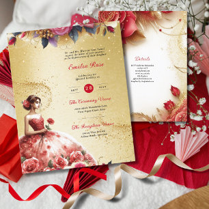 Recepção de Cerimônia de Vestido de Quinceanera Do