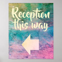 recepção ... desta forma (esquerda) poster