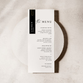 Recepção Negra Cartão de visita de Mini Convidado 