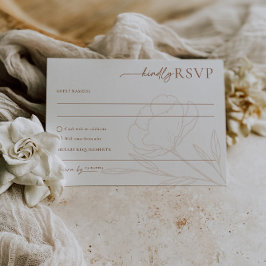 Receptáculo de cartão postal RSVP de Casamento Min