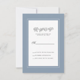 Receptáculo de Resposta Moderna de Casamento Elega