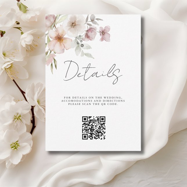 Receptáculo Detalhado de Casamento do Código QR Fl (Criador carregado)