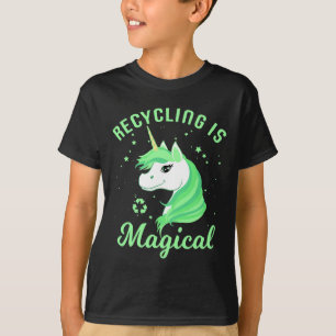 Reciclagem É Camisa Magia Do Dia Da Terra Do Unicó