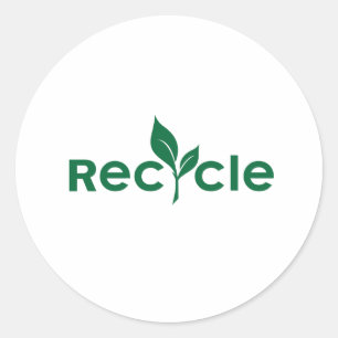 Reciclar - vai a etiqueta pequena verde