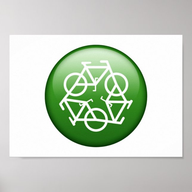 reciclar verde de Petr Kratochvil poster (Frente)