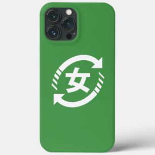 Recicle Garotas Japonesas Kanji Nihongo Sinal