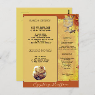 RECIPE DE OVINO DE HOLIDAY Cartão postal