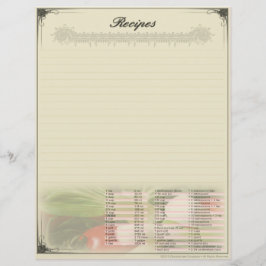 Recipiente Letterhead Com Conversões De Medição