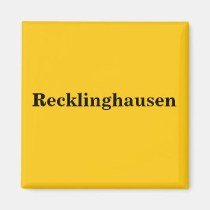 Recklinghausen íman escudo Gold Gleb